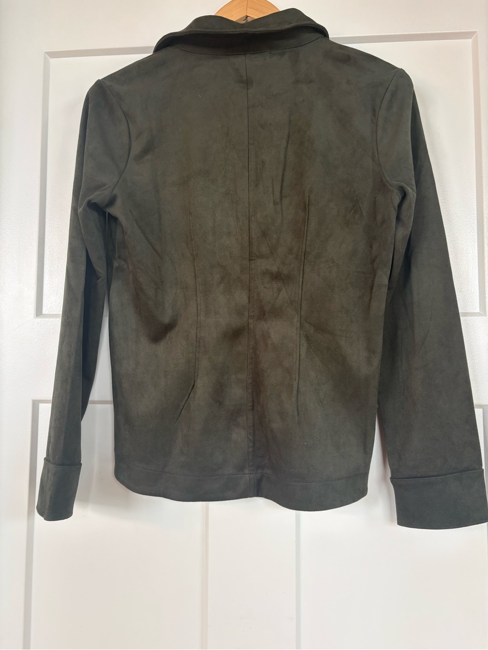 Banana Republic Green Button Down Shirt Size Small Soft Velvety - Picture 4 of 11